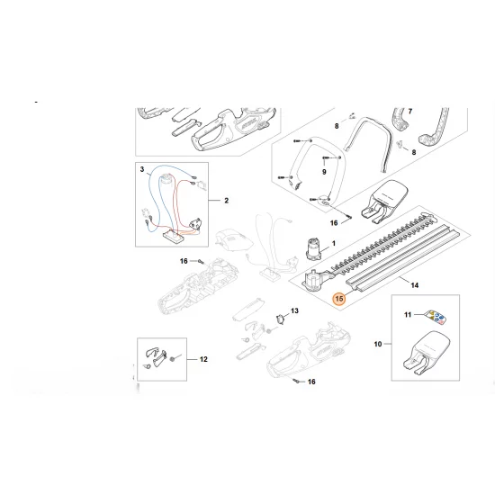 STIHL  Osłona noży HA08 792 9610